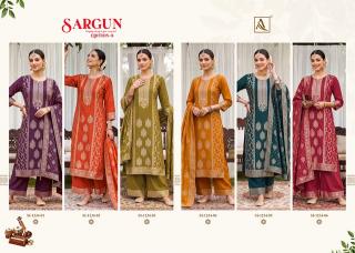Alok suit sargun-8 dress material wholesalers in ahmedabad
